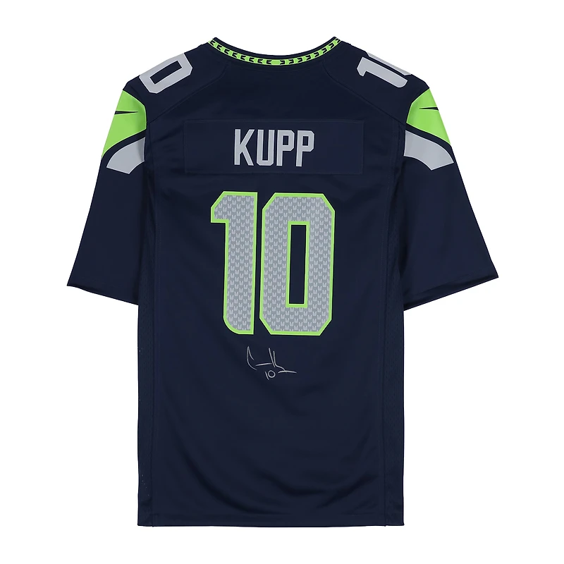 Cooper Kupp Seattle Seahawks Autographed Super Bowl LX Champions College Navy Nike Game Jersey