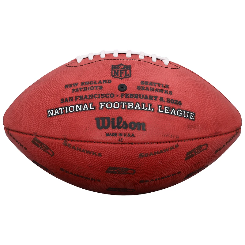 Cooper Kupp Seattle Seahawks Autographed Super Bowl LX Champions Wilson Duke Football