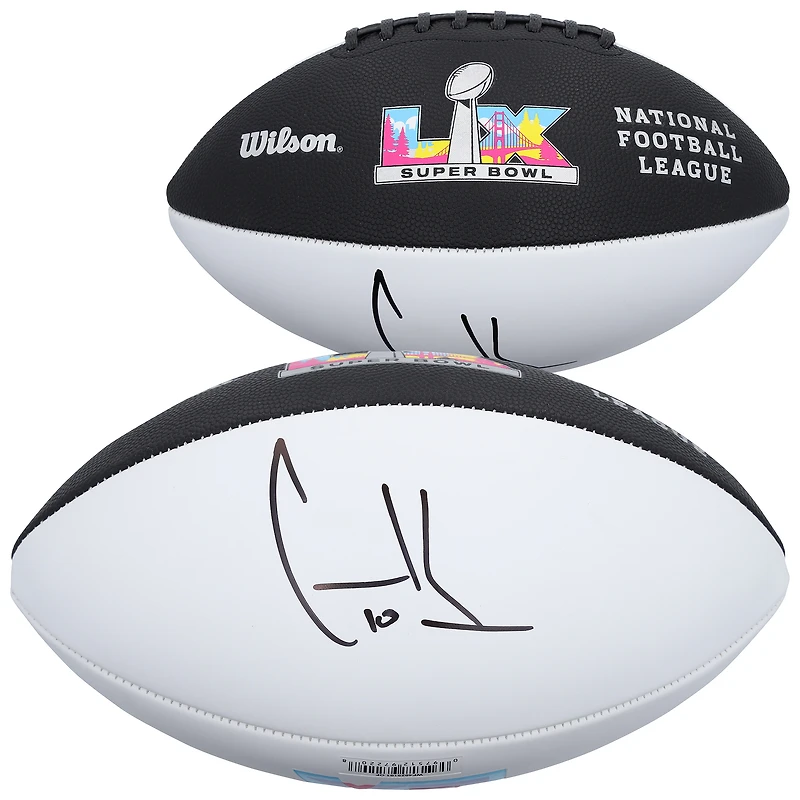 Cooper Kupp Seattle Seahawks Autographed Super Bowl LX Wilson White Panel Football