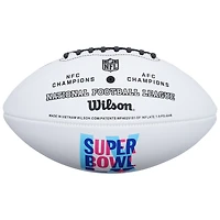 Cooper Kupp Seattle Seahawks Autographed Super Bowl LX Wilson White Panel Football