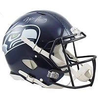 Casque authentique dédicacé Riddell Speed ​​de Jaxon Smith-Njigba des Seattle Seahawks, premier choix de la draft NFL 2023