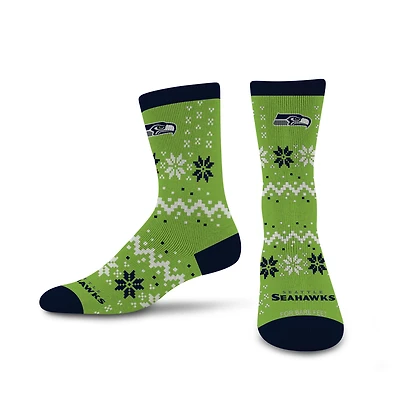 For Bare Feet  Seattle Seahawks Team Sweater Socks