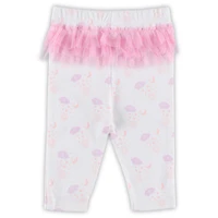 Girls Newborn & Infant White Seattle Seahawks Spreading Love Bodysuit and Tutu Leggings Set