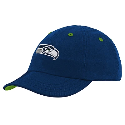 Infant College Navy Seattle Seahawks Team Slouch Flex Hat
