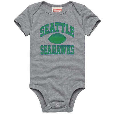 Body bébé gris Seattle Seahawks Gridiron en mélange de trois matières