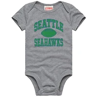 Body bébé gris Seattle Seahawks Gridiron en mélange de trois matières