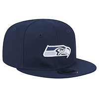 Casquette ajustable My 1st 9FIFTY pour bébé New Era College Navy Seattle Seahawks