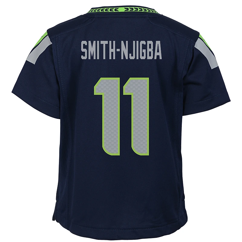 Maillot de match Nike Jaxon Smith-Njigba College Navy Seattle Seahawks pour bébé