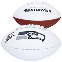Jalen Milroe Seattle Seahawks Autographed Franklin White Panel Football  