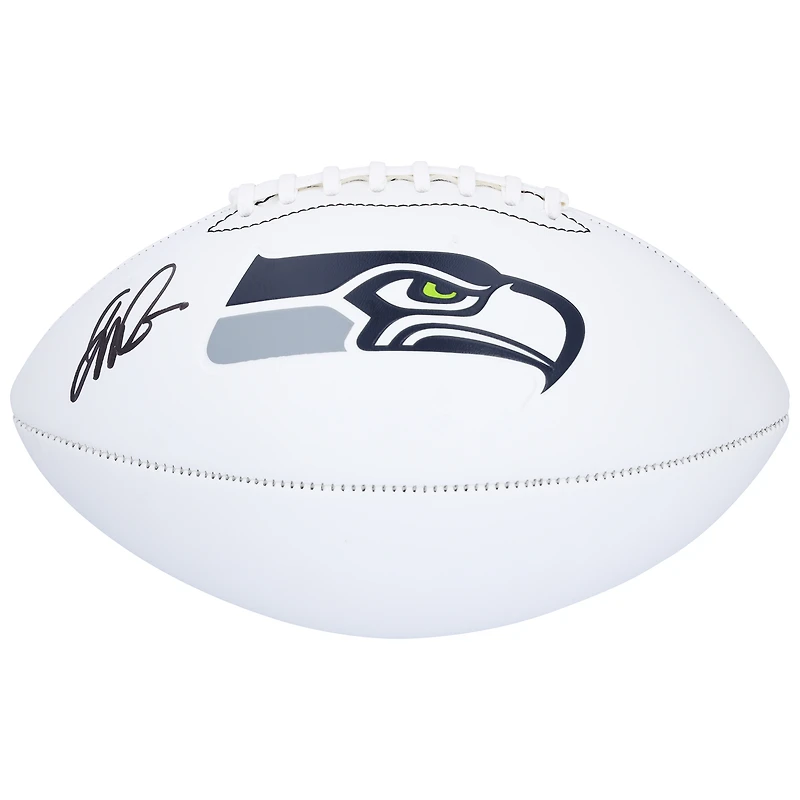 Jalen Milroe Seattle Seahawks Autographed Franklin White Panel Football  