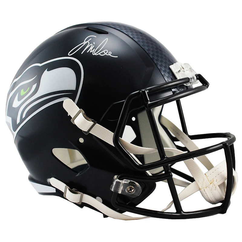 Jalen Milroe Seattle Seahawks Autographed Riddell Speed Replica Helmet