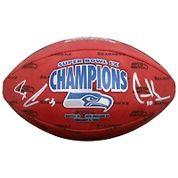 Jaxon Smith-Njigba & Cooper Kupp Seattle Seahawks Autographed Super Bowl LX Champions Wilson Duke Football