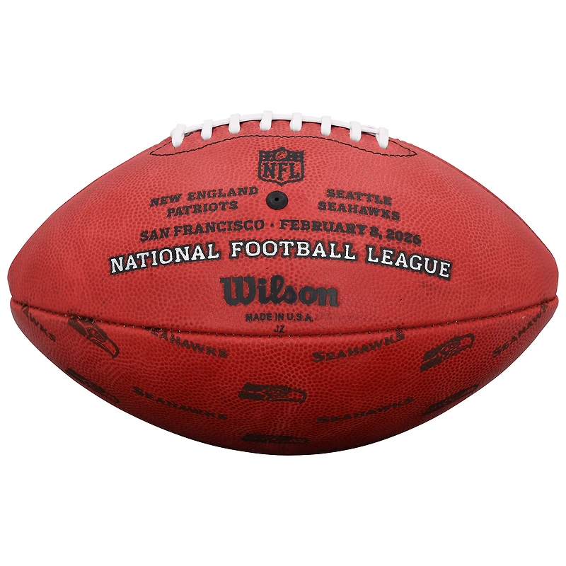 Jaxon Smith-Njigba & Cooper Kupp Seattle Seahawks Autographed Super Bowl LX Champions Wilson Duke Football