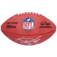 Jaxon Smith-Njigba, Sam Darnold & Cooper Kupp  Seattle Seahawks Autographed Wilson Duke Full Color Football