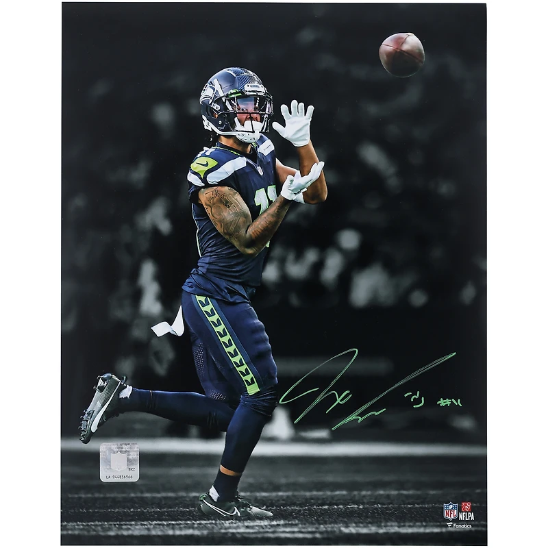 Photographie autographiée de 11"x 14" de Jaxon Smith-Njigba des Seattle Seahawks