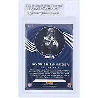 Carte de recrue authentifiée signée par Jaxon Smith-Njigba des Seattle Seahawks, Panini Illusions Emerald #91, 2023, présentée par les fans de Beckett