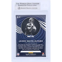 Carte de recrue authentifiée signée par Jaxon Smith-Njigba des Seattle Seahawks, numéro 91 de la Panini Illusions 2023, présentée par les fans de Beckett
