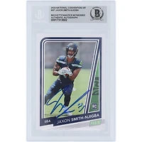 Jaxon Smith-Njigba Seattle Seahawks Autographed 2023 Panini National Convention VIP #N7 Beckett Fanatics Witnessed Authenticated Rookie Card 