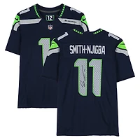 Maillot Nike Vapor F.U.S.E. Limited bleu marine autographié par Jaxon Smith-Njigba des Seattle Seahawks
