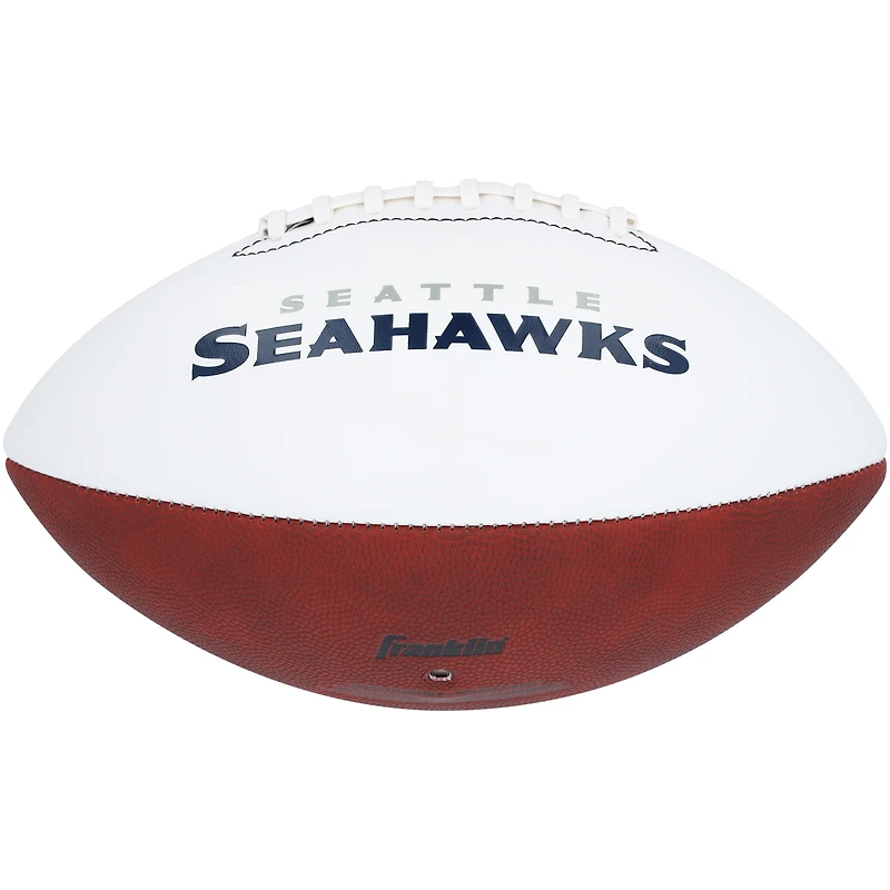 V106832 SEA Jaxon Smith-Njigba Seattle Seahawks Autographié Franklin White Panel Football 11 Jaxon Smith-Njigba AUT FOOTBALL-WHITE PANEL 45471 AUTBALFTB FTBLSM0121 #1