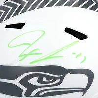 Réplique du casque Riddell 2024 Salute To Service Speed ​​autographié par Jaxon Smith-Njigba des Seattle Seahawks