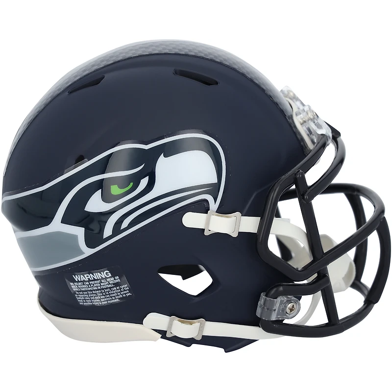 Casque Riddell OVO Speed ​​Mini autographié par Jaxon Smith-Njigba des Seattle Seahawks