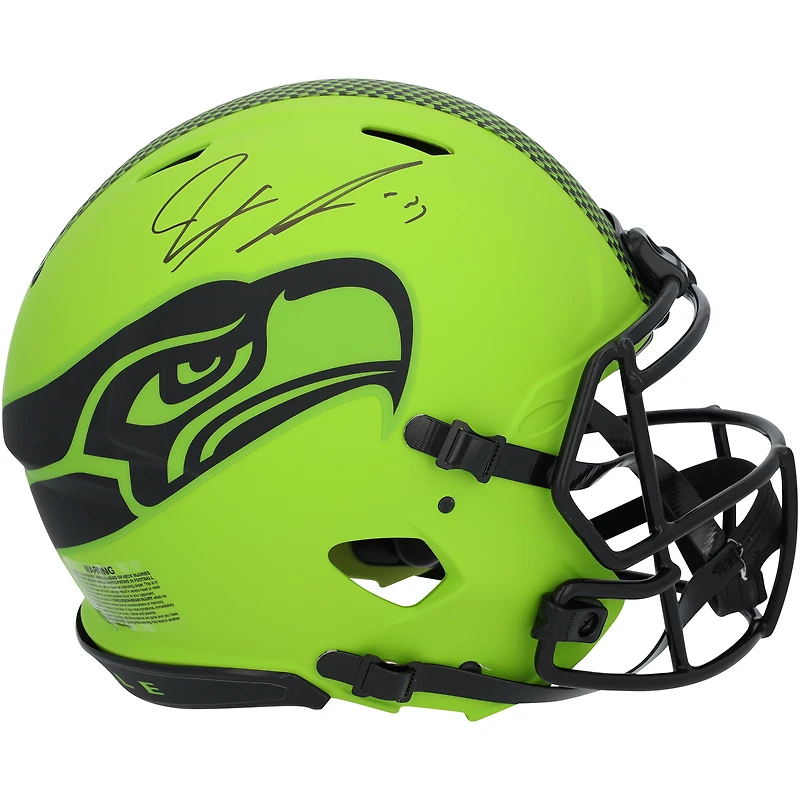 Jaxon Smith-Njigba Seattle Seahawks Autographed Riddell Rave Speed Authentic Helmet  