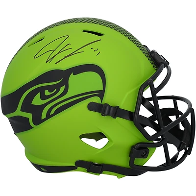 Réplique du casque Riddell Rave Speed ​​autographié par Jaxon Smith-Njigba des Seattle Seahawks