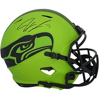 Réplique du casque Riddell Rave Speed ​​autographié par Jaxon Smith-Njigba des Seattle Seahawks