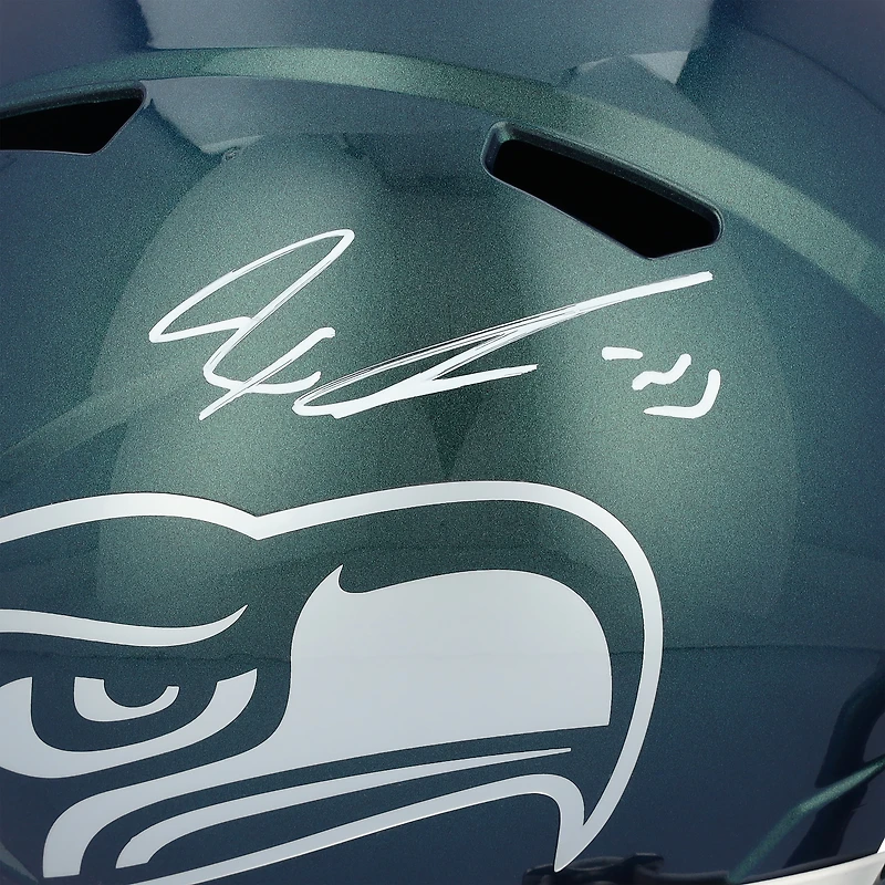 Jaxon Smith-Njigba Seattle Seahawks Autographed Riddell Rivalry Speed Replica Helmet