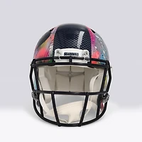 Jaxon Smith-Njigba Seattle Seahawks Autographed Riddell Speed Authentic Helmet - Art by Shawn Voelker - NF70444444