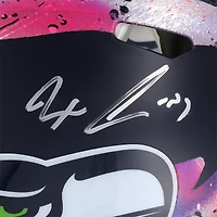Jaxon Smith-Njigba Seattle Seahawks Autographed Riddell Speed Authentic Helmet - Art by Shawn Voelker - NF70444444