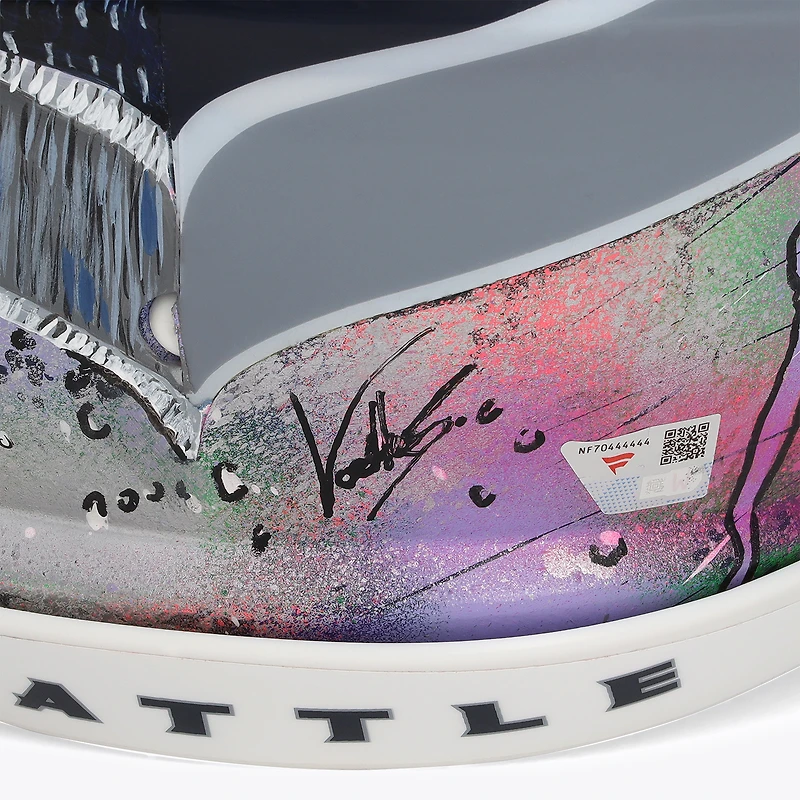 Jaxon Smith-Njigba Seattle Seahawks Autographed Riddell Speed Authentic Helmet - Art by Shawn Voelker - NF70444444