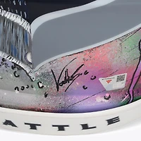 Jaxon Smith-Njigba Seattle Seahawks Autographed Riddell Speed Authentic Helmet - Art by Shawn Voelker - NF70444444