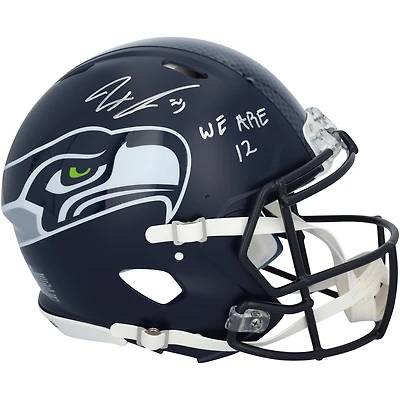 Jaxon Smith-Njigba Seattle Seahawks Autographed Riddell Speed Authentic Helmet with "We Are 12" Inscription