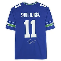 Maillot Nike rétro dédicacé par Jaxon Smith-Njigba des Seattle Seahawks