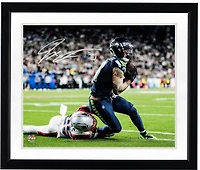Photo 16" x 20" dédicacée par Jaxon Smith-Njigba, des Seahawks de Seattle, champions du Super Bowl LX