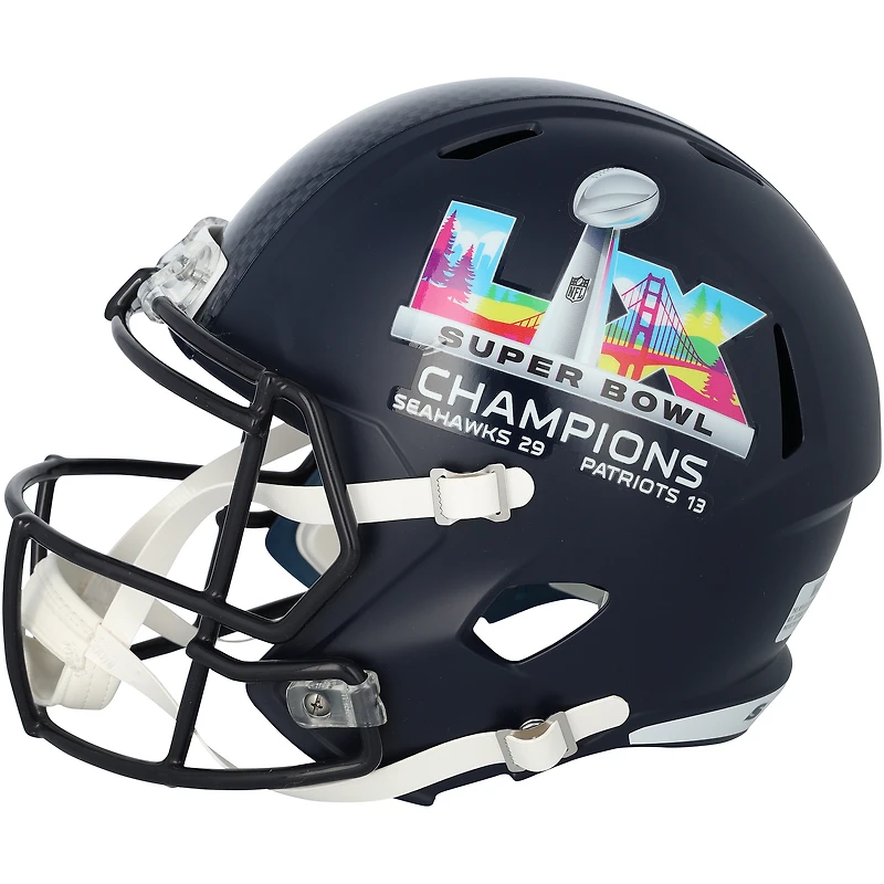 Casque réplique Riddell Speed ​​autographié par Jaxon Smith-Njigba, des Seahawks de Seattle, champions du Super Bowl LX