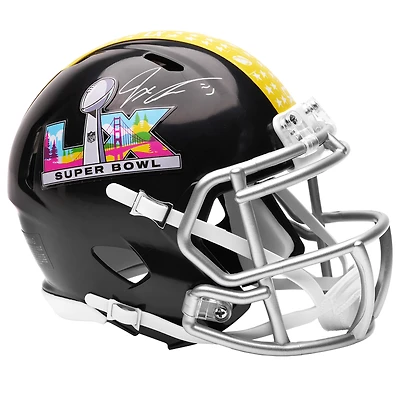 Jaxon Smith-Njigba Seattle Seahawks Autographed Super Bowl LX Riddell Speed Mini Helmet