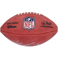 Ballon de football Wilson Duke dédicacé par Jaxon Smith-Njigba des Seattle Seahawks