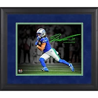 Jaxon Smith-Njigba Seattle Seahawks Facsimile Signature Framed 11" x 14" Spotlight Photograph