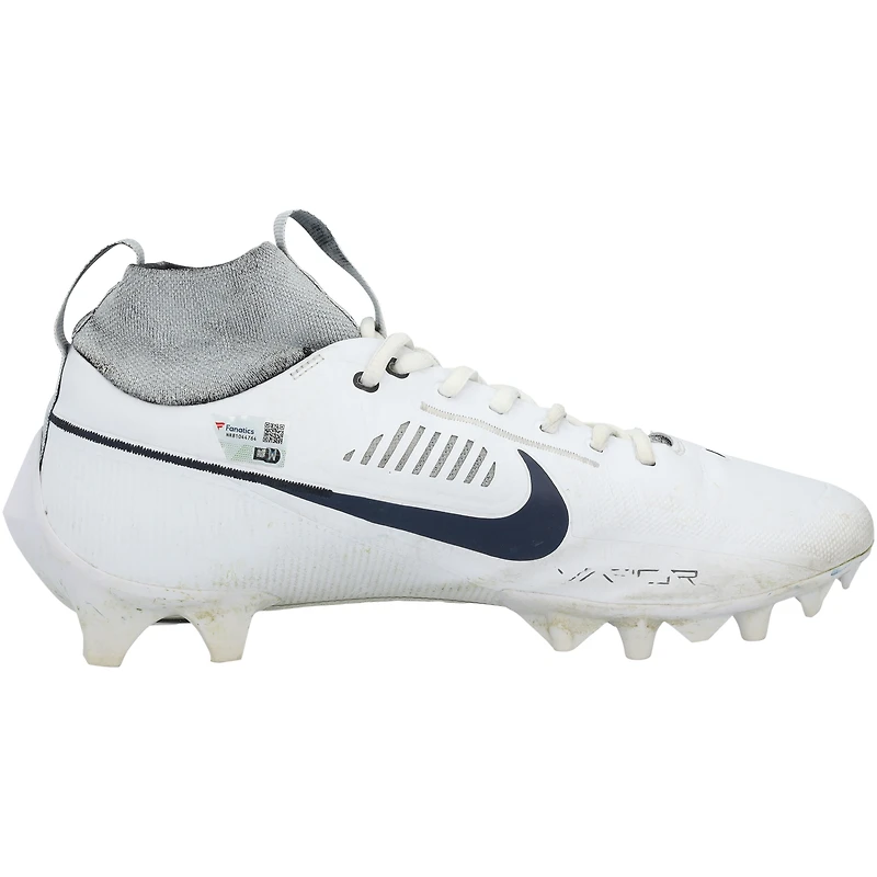 Jaxon Smith-Njigba, chaussures Nike blanches utilisées par les Seahawks de Seattle contre les Giants de New York, le 6 octobre 2024