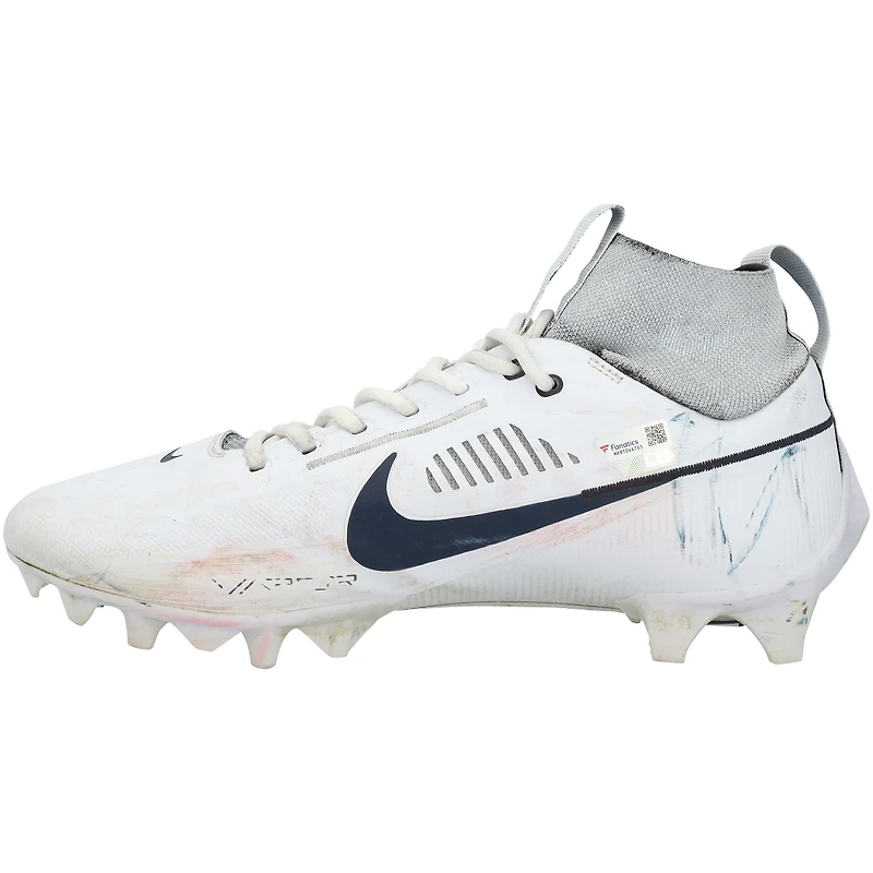 Jaxon Smith-Njigba, chaussures Nike blanches utilisées par les Seahawks de Seattle contre les Giants de New York, le 6 octobre 2024