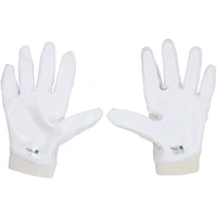 Gants Nike blancs portés par Jaxon Smith-Njigba, des Seahawks de Seattle, lors du match contre les Falcons d'Atlanta, le 20 octobre 2024.
