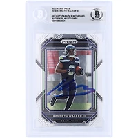 Kenneth Walker III Seattle Seahawks Autographed 2022 Panini Prizm #318 Beckett Fanatics Witnessed Authenticated Rookie Card