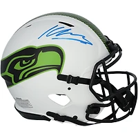 Casque Riddell Lunar Speed authentique autographié par Kenneth Walker III des Seattle Seahawks