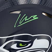 Casque authentique Riddell Speed ​​autographié par Kenneth Walker III des Seattle Seahawks