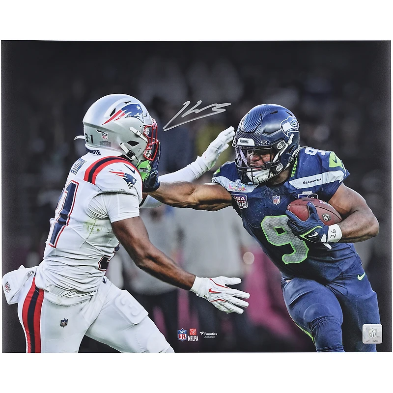 Kenneth Walker III Seattle Seahawks Autographed Super Bowl LX Champions 16" x 20" Photograph