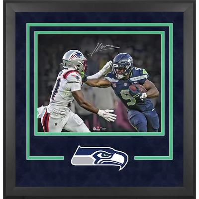 Kenneth Walker III Seattle Seahawks Autographed Super Bowl LX Champions Deluxe Framed 16" x 20"  Photograph