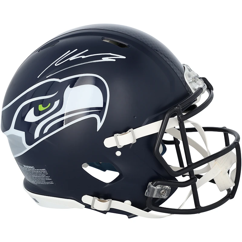 Casque Riddell Speed Authentic autographié par Kenneth Walker III, des Seahawks de Seattle, champions du Super Bowl LX